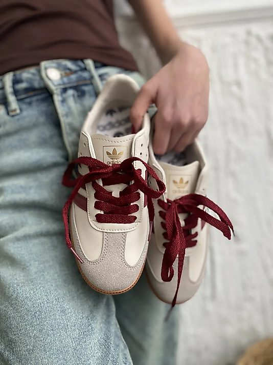 Adidas Samba Bej – Bordo Detaylı