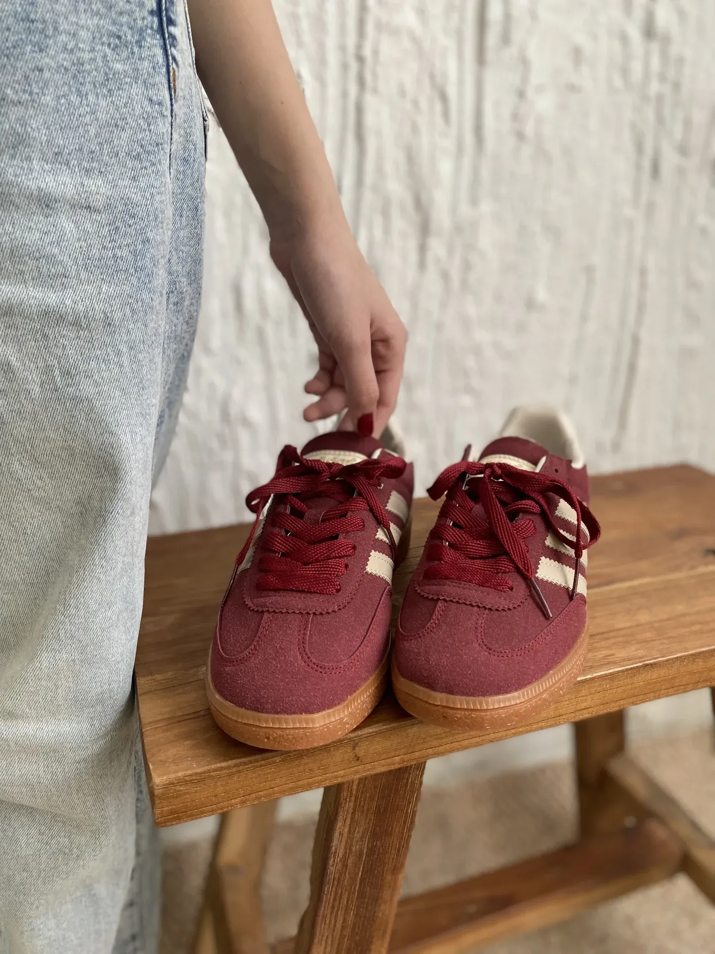 Adidas Spezial Bordo Süet