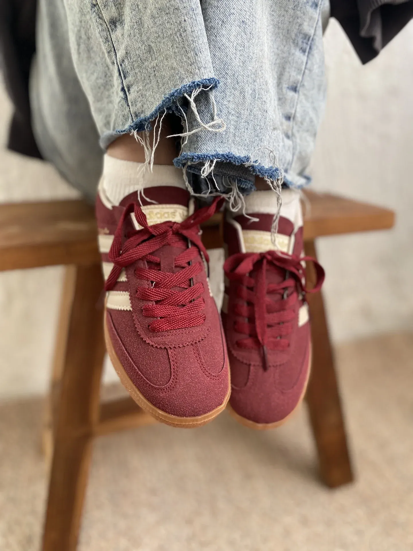 Adidas Spezial Bordo Süet